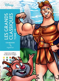 COLORIAGES MYSTÈRES DISNEY -  LES GRANDS CLASSIQUES TOME 10 (LIVRE DE COLORIAGE PAR NUMÉROS)